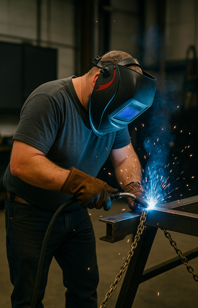 Steel fabrication and welding project