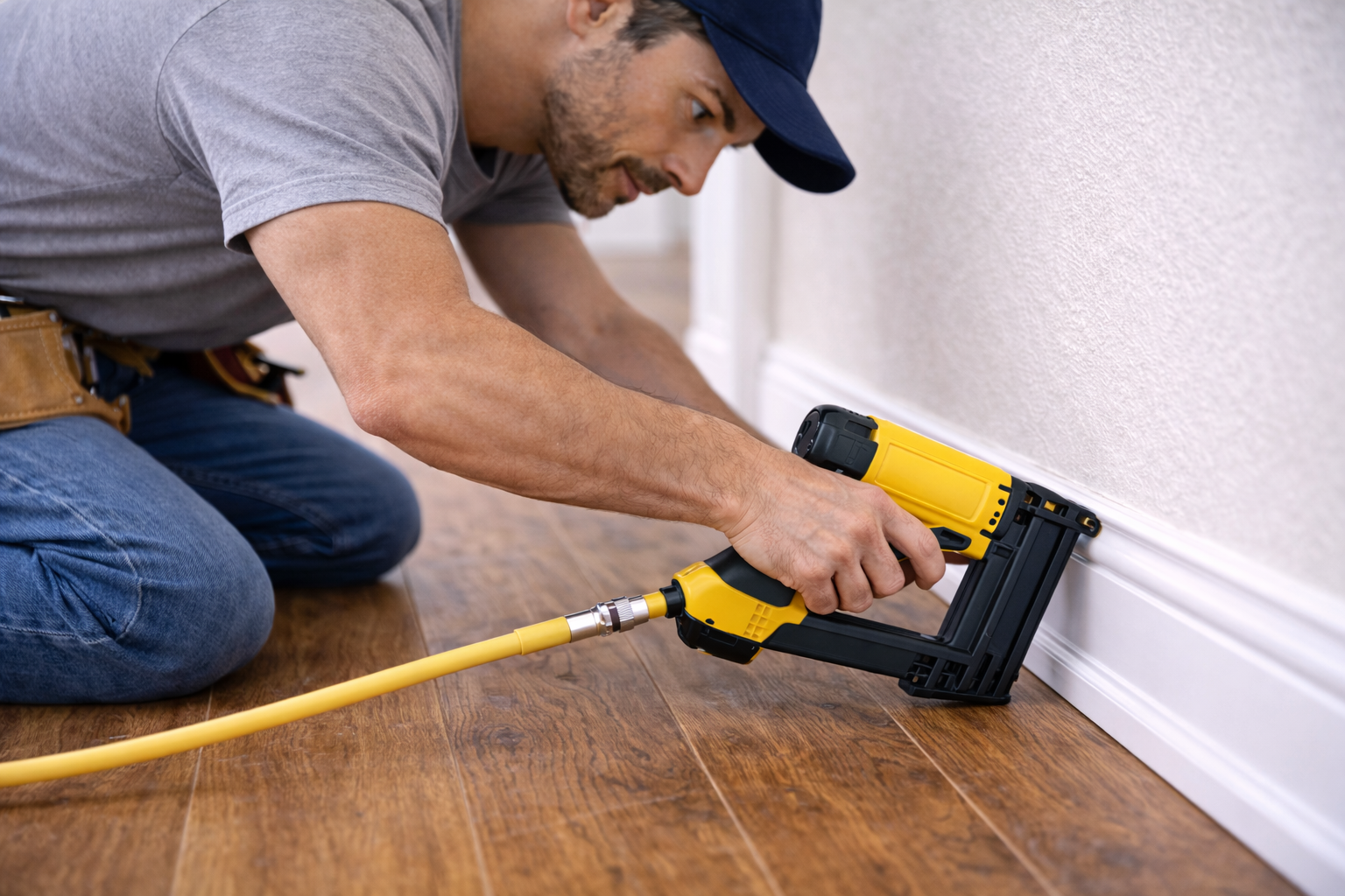 Interior trim installation project